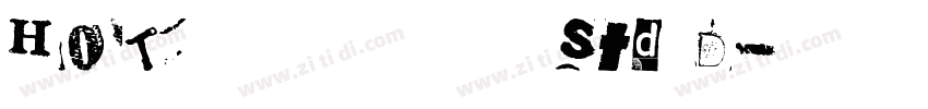 HOT 白舟太篆書 Std D字体转换